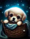 Hund 5d Diy Diamond Painting Diamant Malerei Set MJ9097