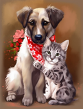 Hund 5d Diy Diamond Painting Diamant Malerei Set MJ9109
