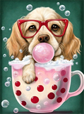 Hund 5d Diy Diamond Painting Diamant Malerei Set MJ9110