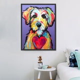 Hund 5d Diy Diamond Painting Diamant Malerei Set MJ9127