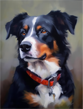 Hund 5d Diy Diamond Painting Diamant Malerei Set MJ9129
