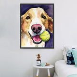 Hund 5d Diy Diamond Painting Diamant Malerei Set MJ9130