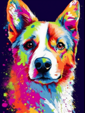 Hund 5d Diy Diamond Painting Diamant Malerei Set MJ9133