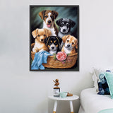 Hund 5d Diy Diamond Painting Diamant Malerei Set MJ9141