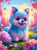 Hund 5d Diy Diamond Painting Diamant Malerei Set MJ9144