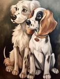 Hund 5d Diy Diamond Painting Diamant Malerei Set MJ9152