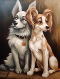 Hund 5d Diy Diamond Painting Diamant Malerei Set MJ9153