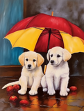 Hund 5d Diy Diamond Painting Diamant Malerei Set MJ9154