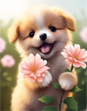 Hund 5d Diy Diamond Painting Diamant Malerei Set MJ9157