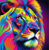 Löwe 5d Diy Diamond Painting Diamant Malerei Set MJ9185