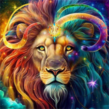Löwe 5d Diy Diamond Painting Diamant Malerei Set MJ9187