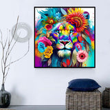 Löwe 5d Diy Diamond Painting Diamant Malerei Set MJ9188