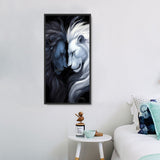 Löwe 5d Diy Diamond Painting Diamant Malerei Set MJ9191