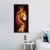 Löwe 5d Diy Diamond Painting Diamant Malerei Set MJ9192