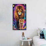 Löwe 5d Diy Diamond Painting Diamant Malerei Set MJ9194