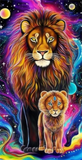 Löwe 5d Diy Diamond Painting Diamant Malerei Set MJ9194