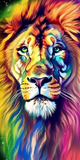 Löwe 5d Diy Diamond Painting Diamant Malerei Set MJ9196