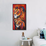 Löwe 5d Diy Diamond Painting Diamant Malerei Set MJ9197