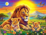 Löwe 5d Diy Diamond Painting Diamant Malerei Set MJ9202