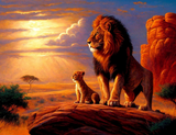 Löwe 5d Diy Diamond Painting Diamant Malerei Set MJ9203