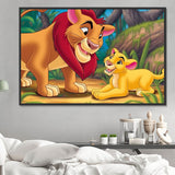 Löwe 5d Diy Diamond Painting Diamant Malerei Set MJ9207
