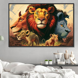 Löwe 5d Diy Diamond Painting Diamant Malerei Set MJ9208