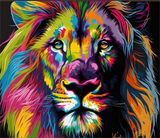Löwe 5d Diy Diamond Painting Diamant Malerei Set MJ9209