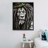 Löwe 5d Diy Diamond Painting Diamant Malerei Set MJ9214