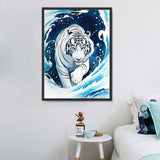 Tiger 5d Diy Diamond Painting Diamant Malerei Set MJ9216