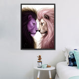 Löwe 5d Diy Diamond Painting Diamant Malerei Set MJ9217