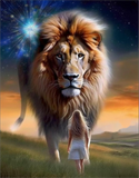 Löwe 5d Diy Diamond Painting Diamant Malerei Set MJ9218