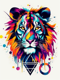 Löwe 5d Diy Diamond Painting Diamant Malerei Set MJ9221