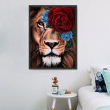 Löwe 5d Diy Diamond Painting Diamant Malerei Set MJ9222