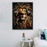 Löwe 5d Diy Diamond Painting Diamant Malerei Set MJ9223