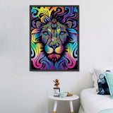Löwe 5d Diy Diamond Painting Diamant Malerei Set MJ9226