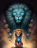 Löwe 5d Diy Diamond Painting Diamant Malerei Set MJ9231