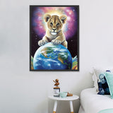 Löwe 5d Diy Diamond Painting Diamant Malerei Set MJ9233