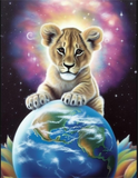 Löwe 5d Diy Diamond Painting Diamant Malerei Set MJ9233