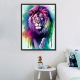 Löwe 5d Diy Diamond Painting Diamant Malerei Set MJ9234