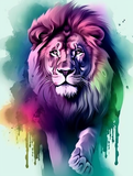 Löwe 5d Diy Diamond Painting Diamant Malerei Set MJ9234