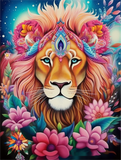 Löwe 5d Diy Diamond Painting Diamant Malerei Set MJ9235
