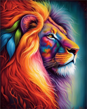 Löwe 5d Diy Diamond Painting Diamant Malerei Set MJ9240
