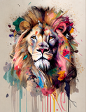 Löwe 5d Diy Diamond Painting Diamant Malerei Set MJ9243