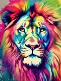 Löwe 5d Diy Diamond Painting Diamant Malerei Set MJ9246