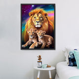 Löwe 5d Diy Diamond Painting Diamant Malerei Set MJ9247