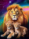 Löwe 5d Diy Diamond Painting Diamant Malerei Set MJ9247