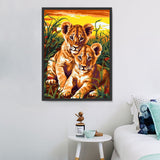 Löwe 5d Diy Diamond Painting Diamant Malerei Set MJ9249