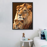 Löwe 5d Diy Diamond Painting Diamant Malerei Set MJ9251