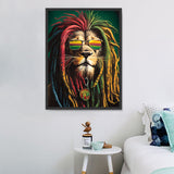 Löwe 5d Diy Diamond Painting Diamant Malerei Set MJ9252