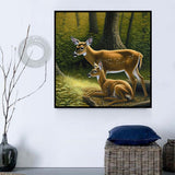 Hirsch 5d Diy Diamond Painting Diamant Malerei Set MJ9265